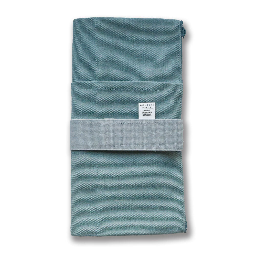 Yamamoto Paper RO-BIKI Note — Couverture en toile Bleu vintage