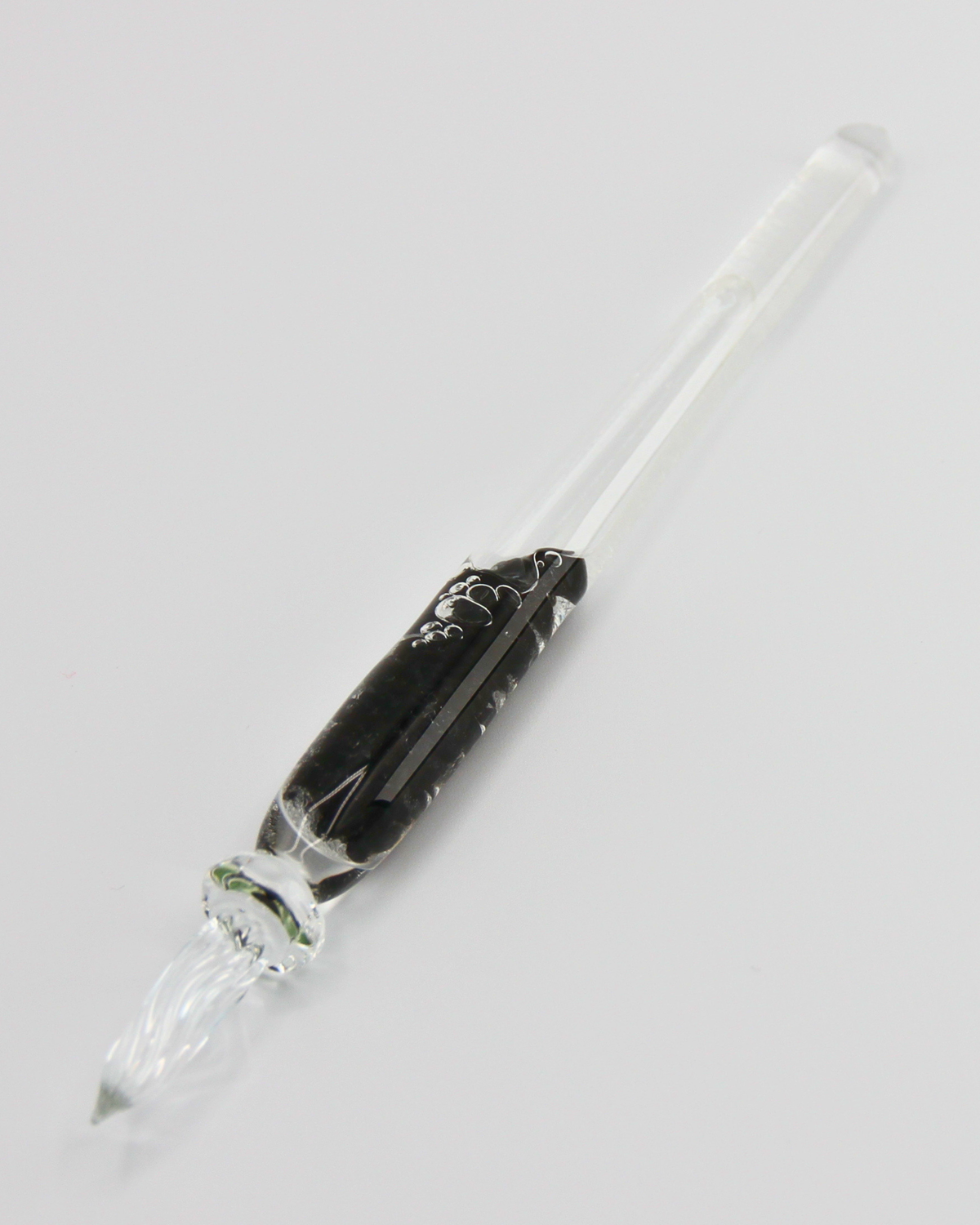 Matsubokkuri - Storm Glass+ Obsidienne | Stylo en verre