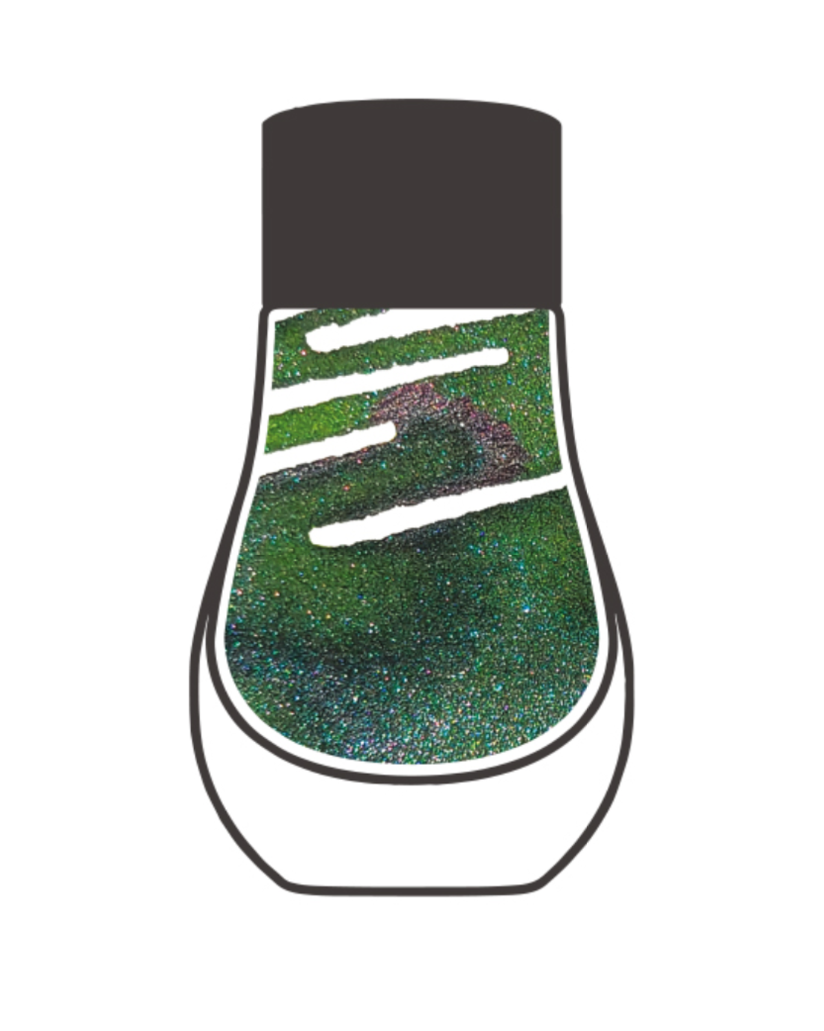 Dominant Industry Pearl 007 Natural Green – 25ml Fountain Pen Ink (Shimmer)