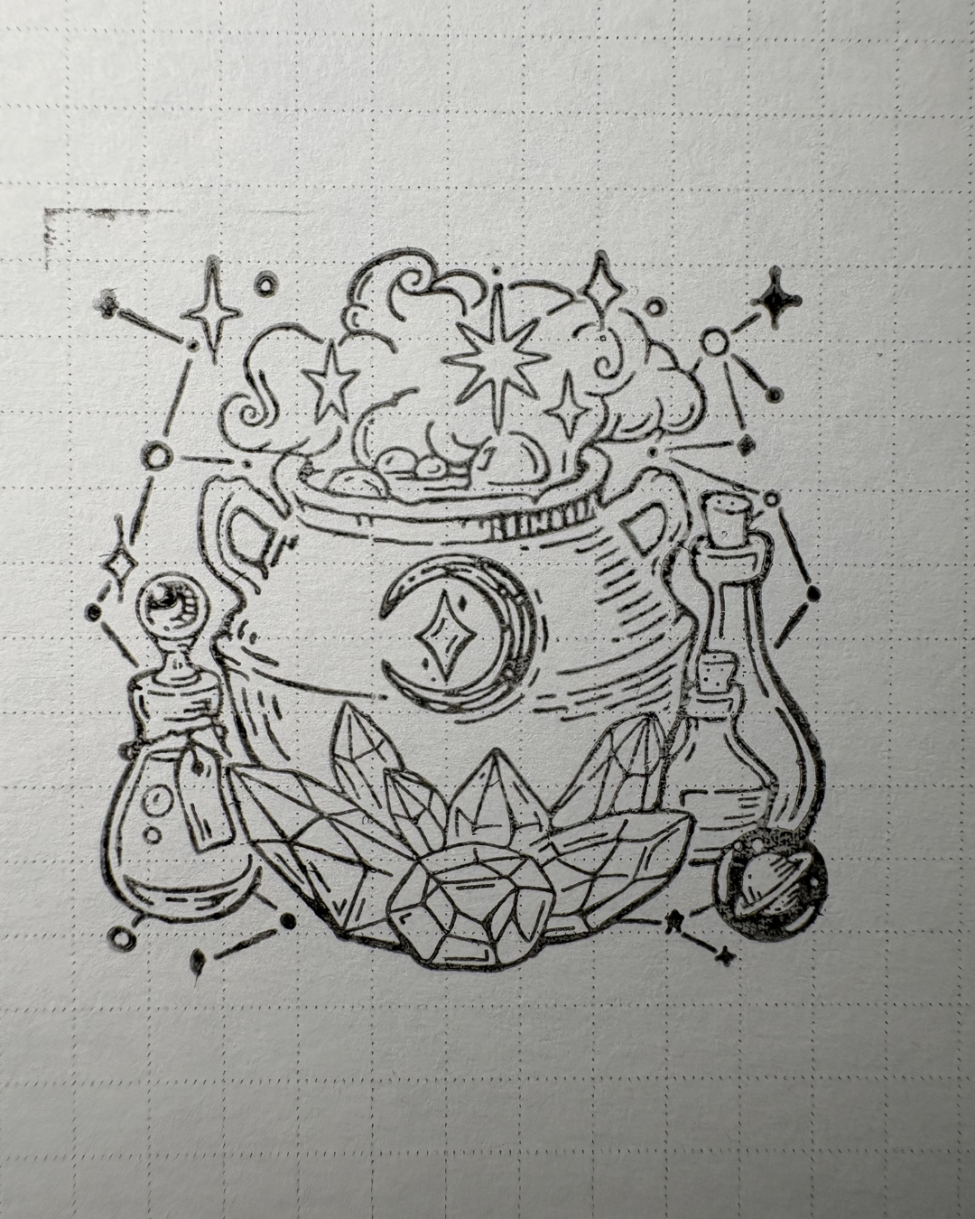 Dominant Industry - Conjurer's Recipes – Tampon en bois