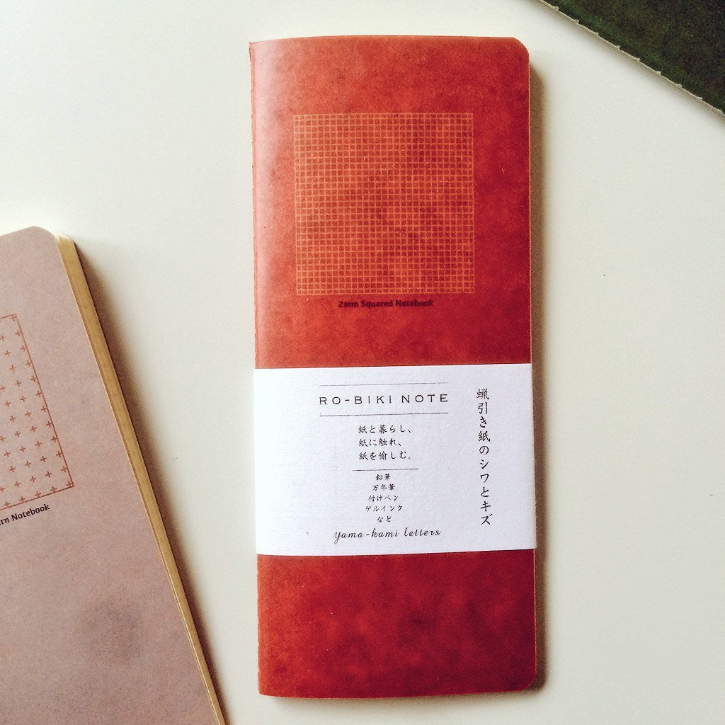 Yamamoto Paper RO-BIKI Note Série Base — Grille carrée 2mm
