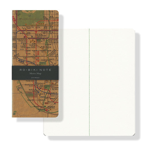 Yamamoto Paper RO-BIKI Note Série Carte — Plan de métro