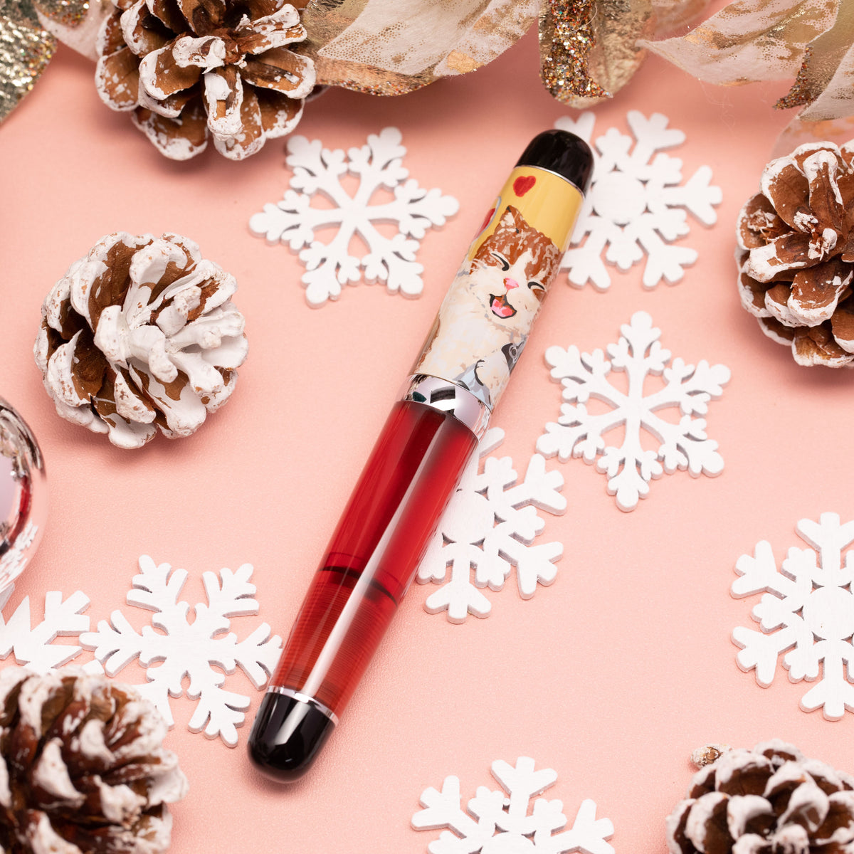 Opus 88 Mini Pocket Fountain Pen — Cheer Kitty