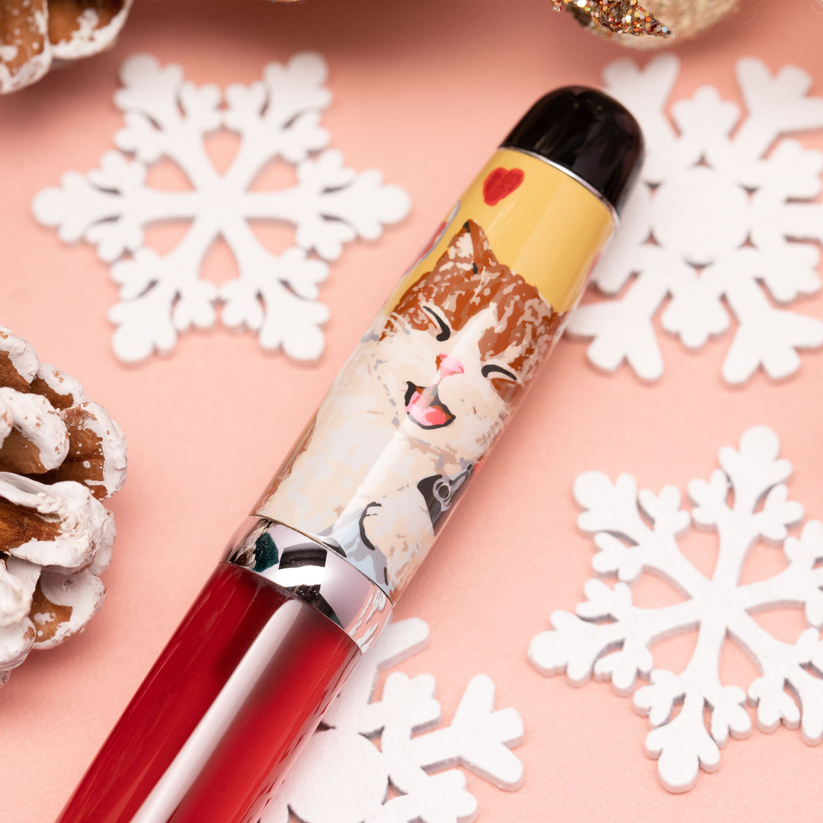 Opus 88 Mini Pocket Fountain Pen — Cheer Kitty