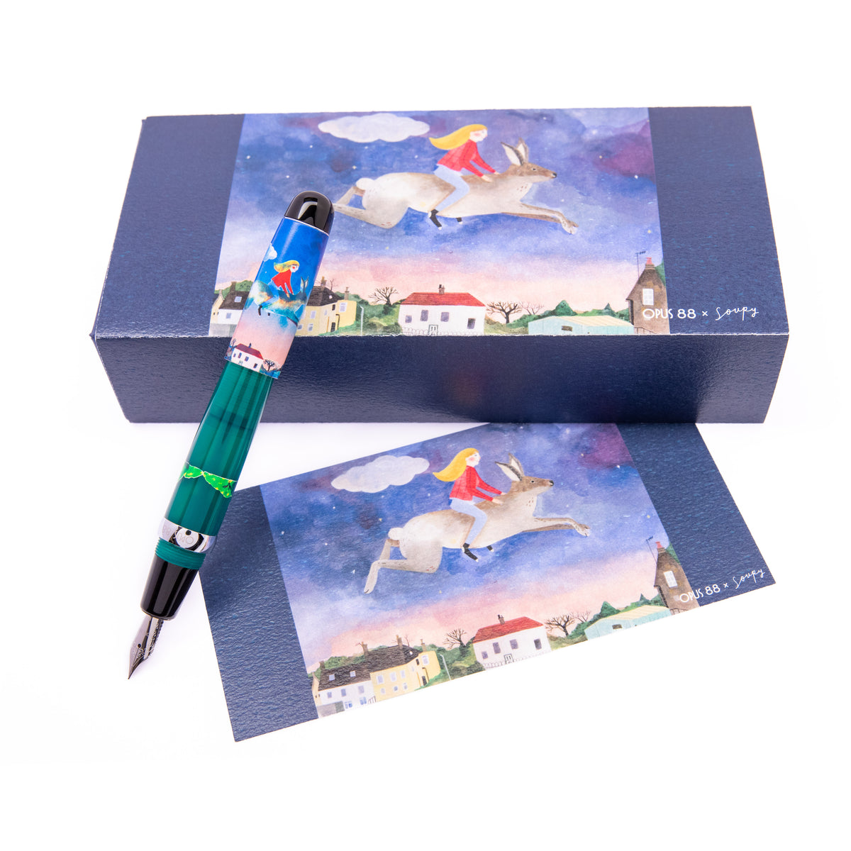 Stylo-Plume Opus 88 Mini Pocket — Flying Rabbit (x Soupy Tang)