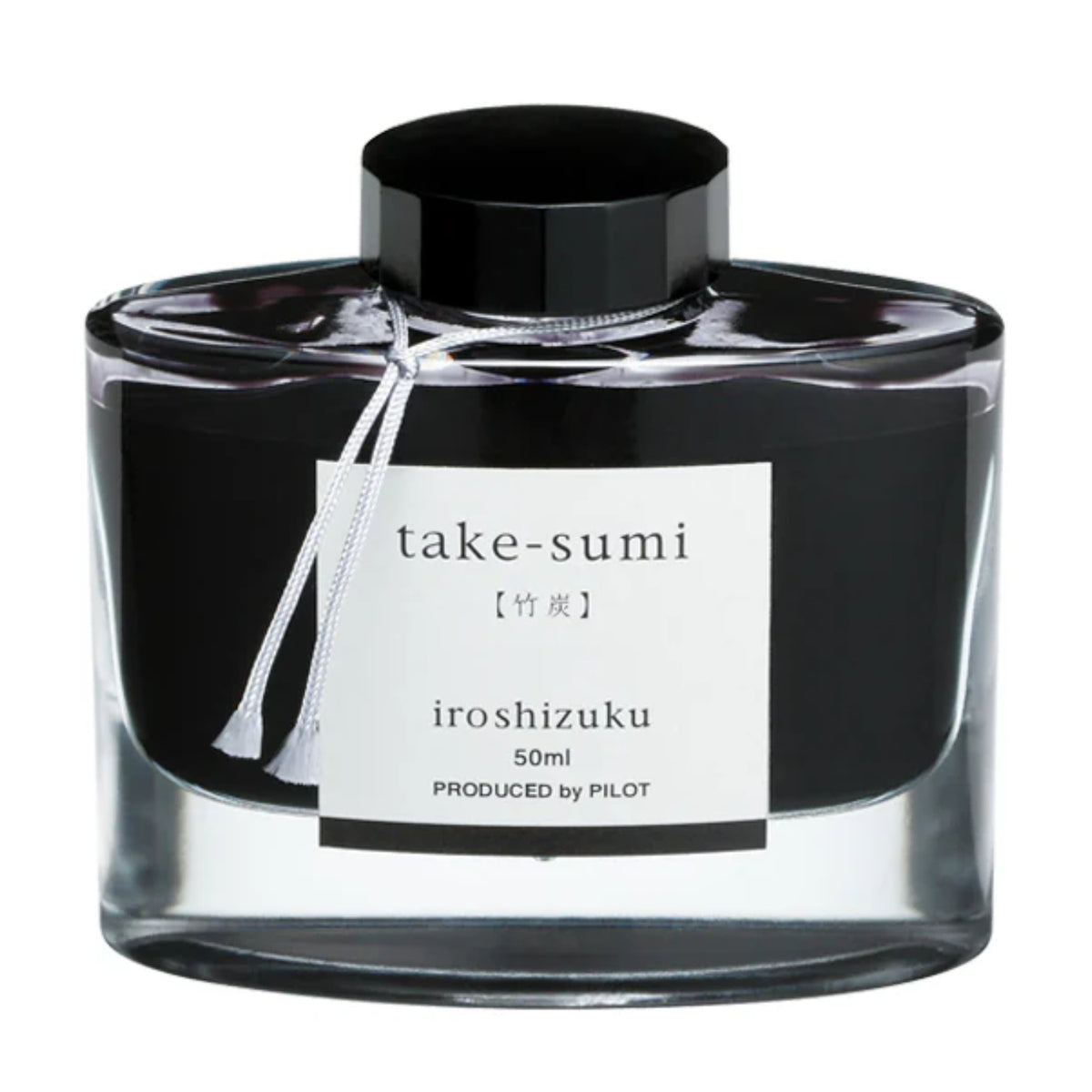 Pilot Iroshizuku Take-sumi (竹炭) — Deep Neutral Black, Red Sheen Fountain Pen Ink (50ml)