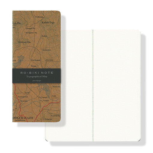 Yamamoto Paper RO-BIKI Note Map Series — Topographical Map