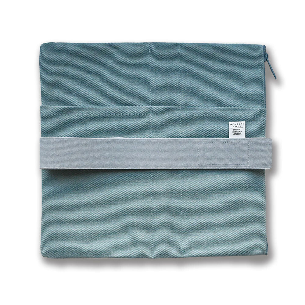 Yamamoto Paper RO-BIKI NOTE - Canvas Cover Vintage Blue (GA008) | Accessory