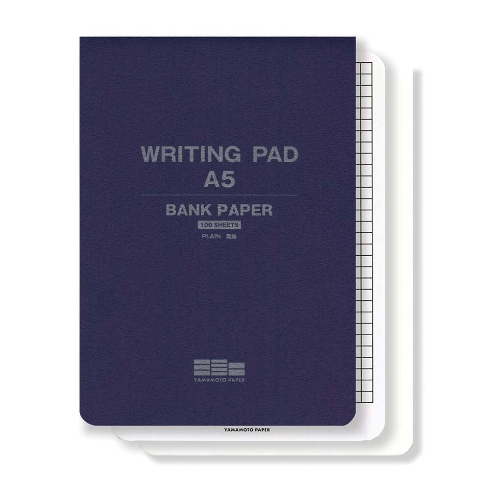 Yamamoto Paper Writing Pad A5 — Bank Paper