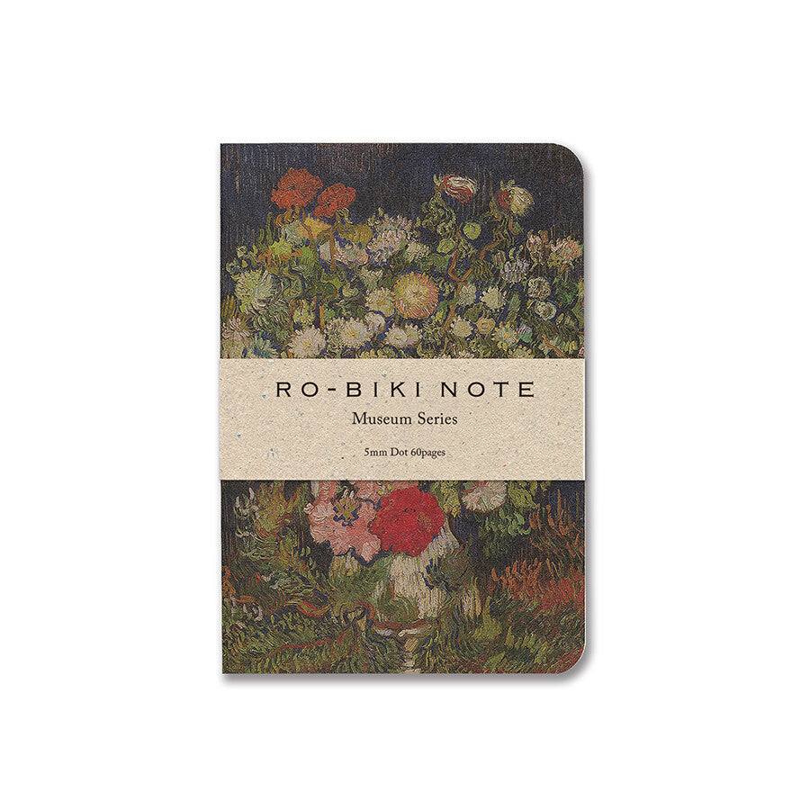 Yamamoto Paper RO-BIKI NOTE - Bouquet of Flowers (GA051) | Museum Series