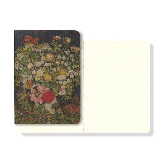 Yamamoto Paper RO-BIKI NOTE - Bouquet of Flowers (GA051) | Museum Series