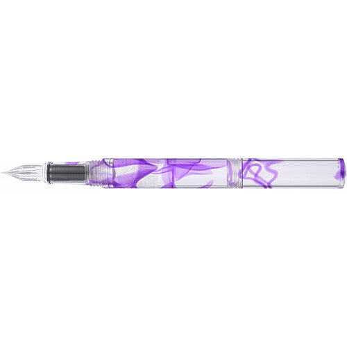 Teranishi Guitar Glass Dip Pen Aurora Borealis
