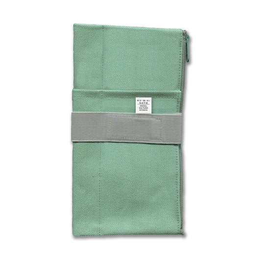 Yamamoto Paper RO-BIKI NOTE - Canvas Cover Vintage Green (GA009) | Accessory