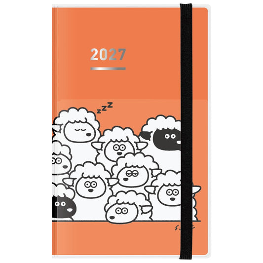 Agenda Kokuyo Jibun Techo First Kit 2027 — Édition limitée Année du mouton (Orange), A5 Slim