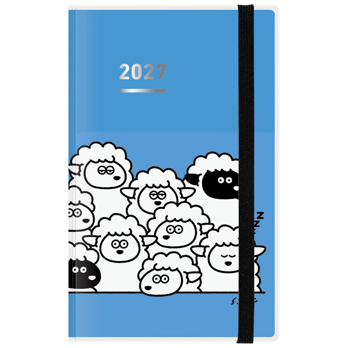 Kokuyo Jibun Techo First Kit 2027 Planner — Sheep Year Limited Edition (Blue), A5 Slim
