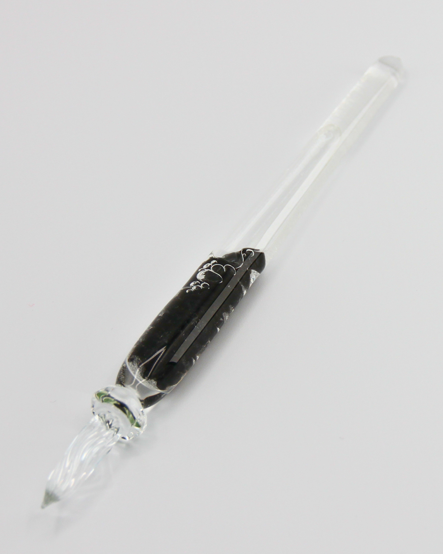 Matsubokkuri - Storm Glass+ Obsidian | Glass Pen