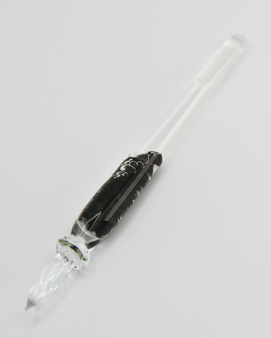 Matsubokkuri - Storm Glass+ Obsidienne | Stylo en verre