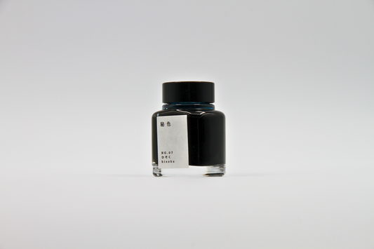TAG Stationery Kyo No Oto Hisoku (秘色) — Misty Celadon Blue-Green with Expressive Shading Fountain Pen Ink (40ml)