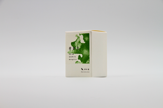 TAG Stationery Kyo No Oto Moegiiro (萌黄色) — Bright Spring Green with Elegant Shading Fountain Pen Ink (40ml)