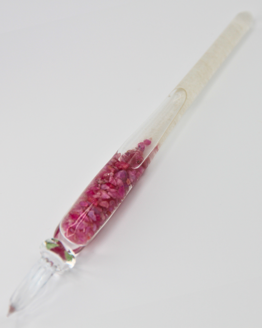 Matsubokkuri - Storm Glass+ Rubis | Stylo en verre