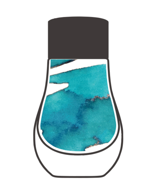 Dominant Industry Standard 115 Lake — Clear Blue-Green, Medium Shading Fountain Pen Ink (25ml)