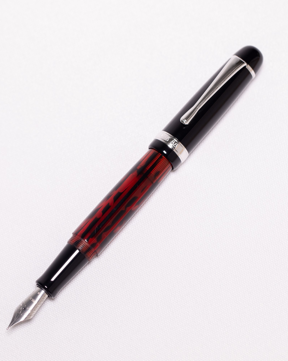 Opus 88 Classic Jazz Fountain Pen — Blue, Green, Amber, Red