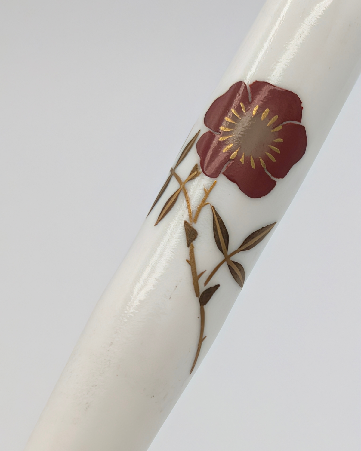 Matsubokkuri - Maki-e Takane-bara (White) | Glass Pen