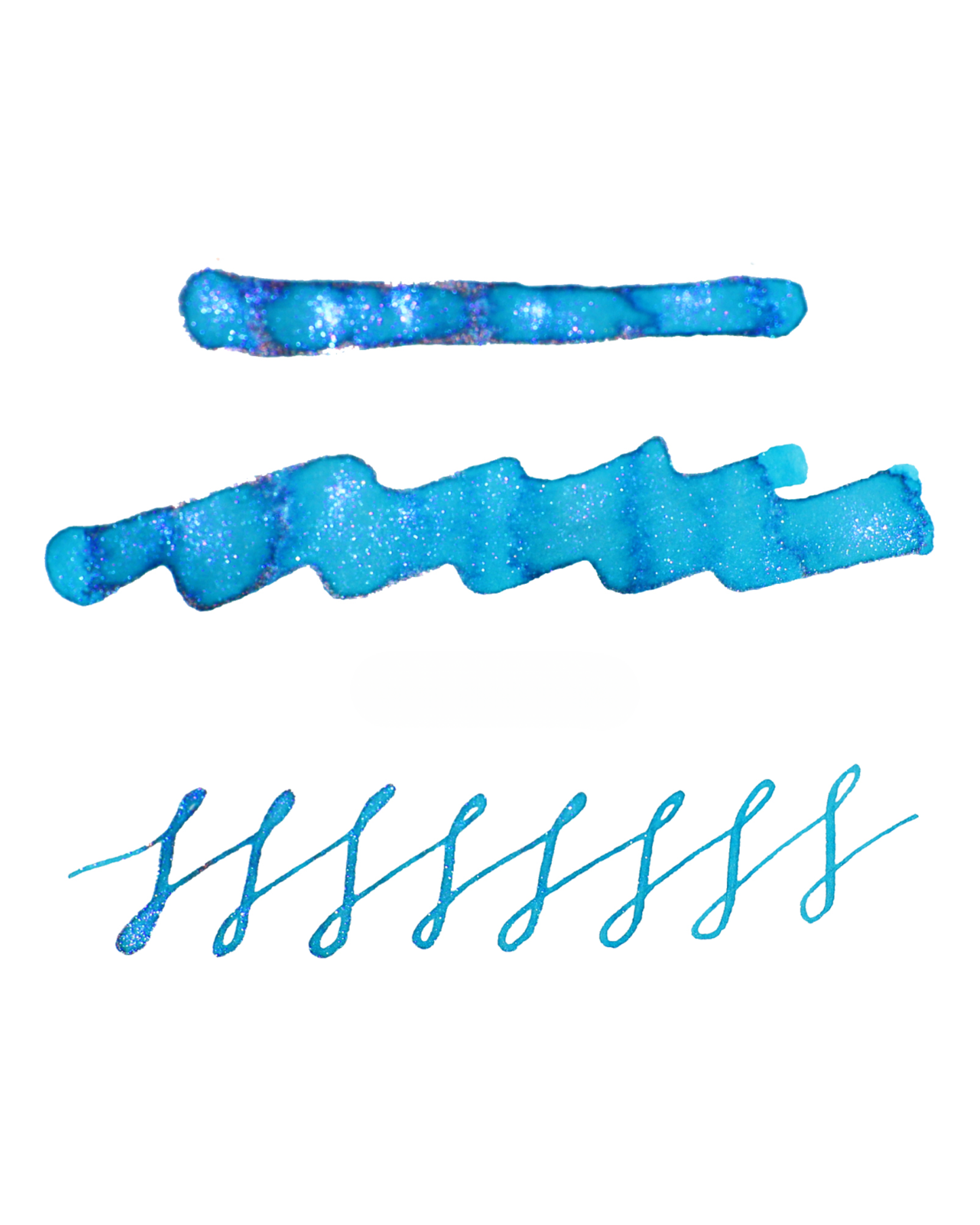 Dominant Industry Pearl 023 Horizon — Turquoise, Purple Shimmer & Pearlescent Sheen Fountain Pen Ink (25ml)