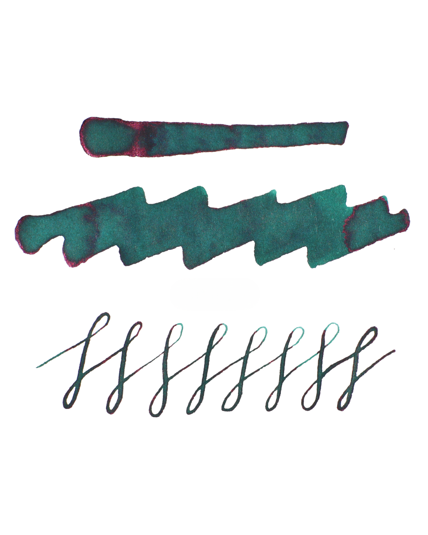 Dominant Industry Standard 105 Forest — Deep Forest Green, Red Sheen Fountain Pen Ink (25ml)