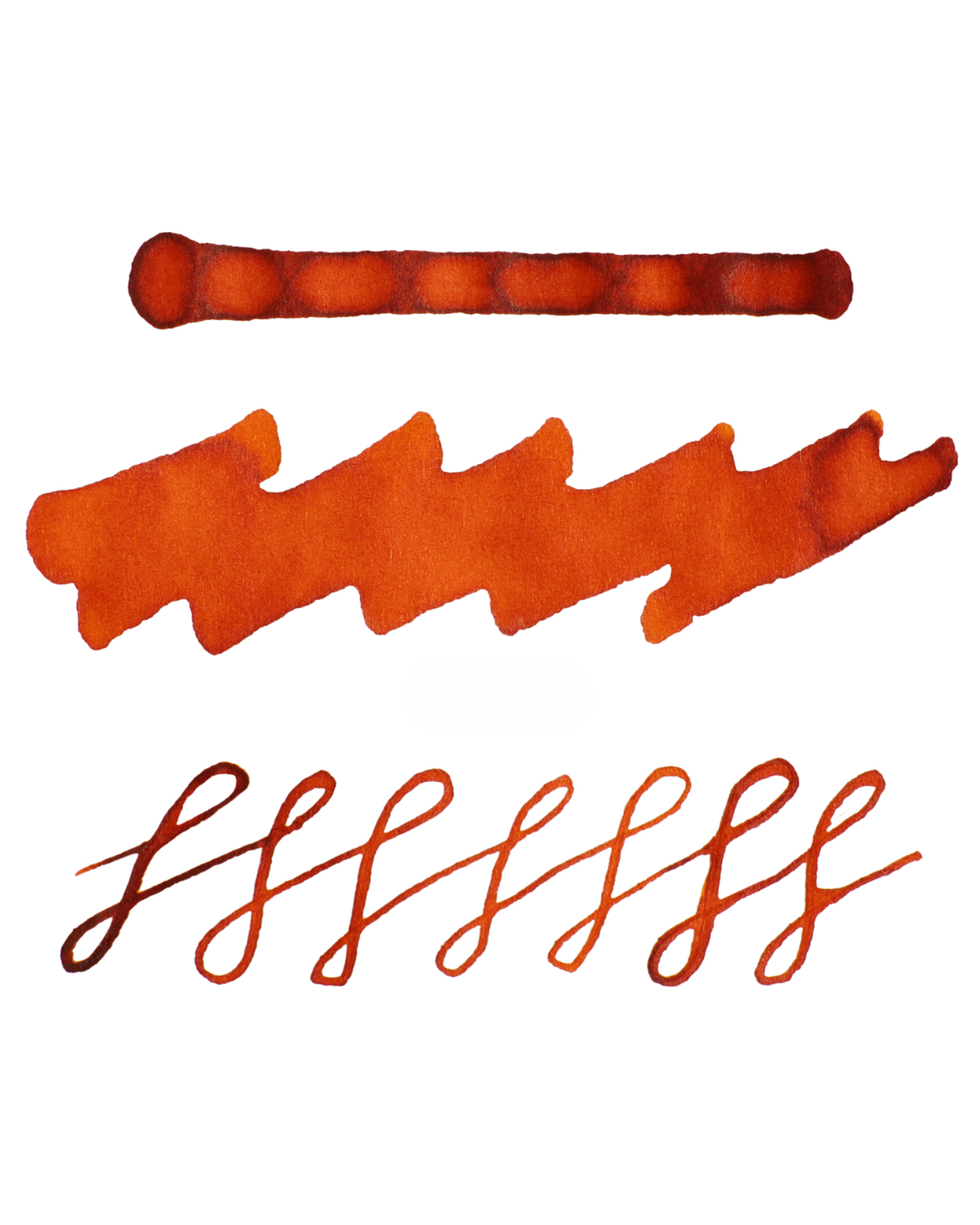 Dominant Industry Standard 109 Earl Grey Tea — Warm Burnt Orange, Medium Shading Fountain Pen Ink (25ml)