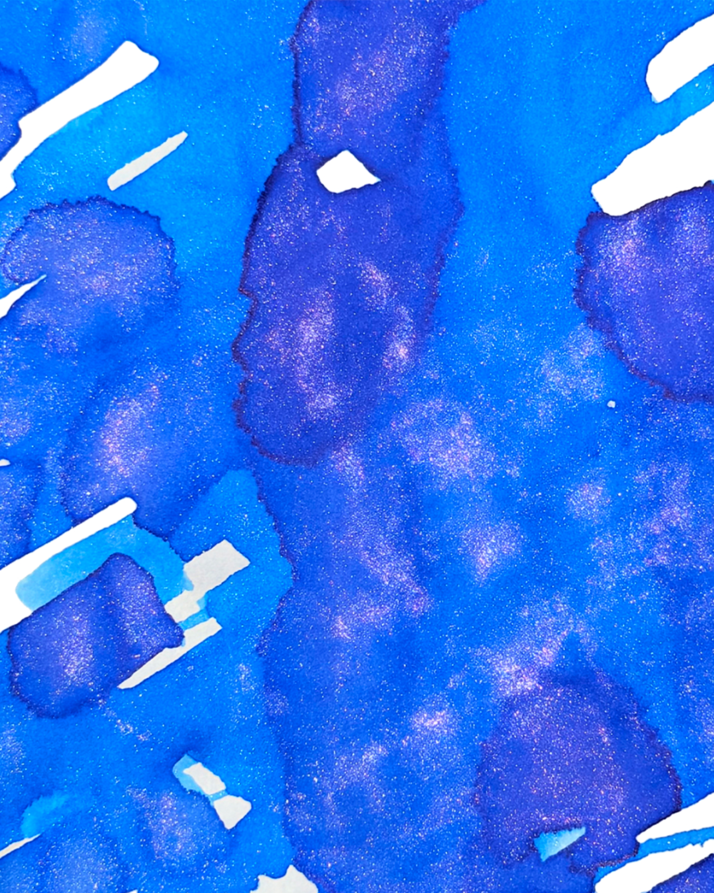 Dominant Industry Pearl 032 Starry Night — Deep Blue, Silver Shimmer & Violet Shading Fountain Pen Ink (25ml)