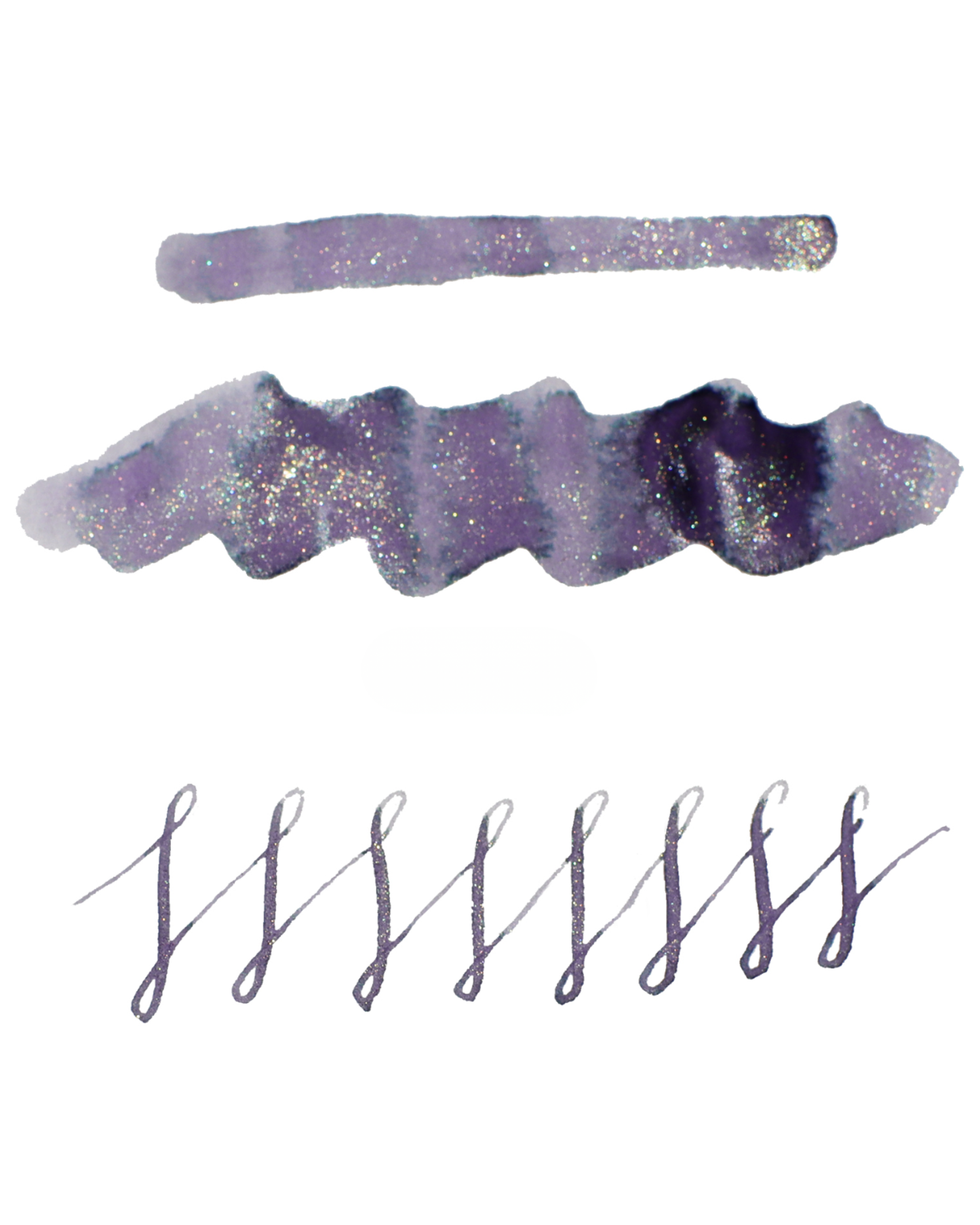 Dominant Industry Pearl 026 Les Nymphéas Matin — Pale Purple, Gold Shimmer & Baby Blue Sheen Fountain Pen Ink (25ml)