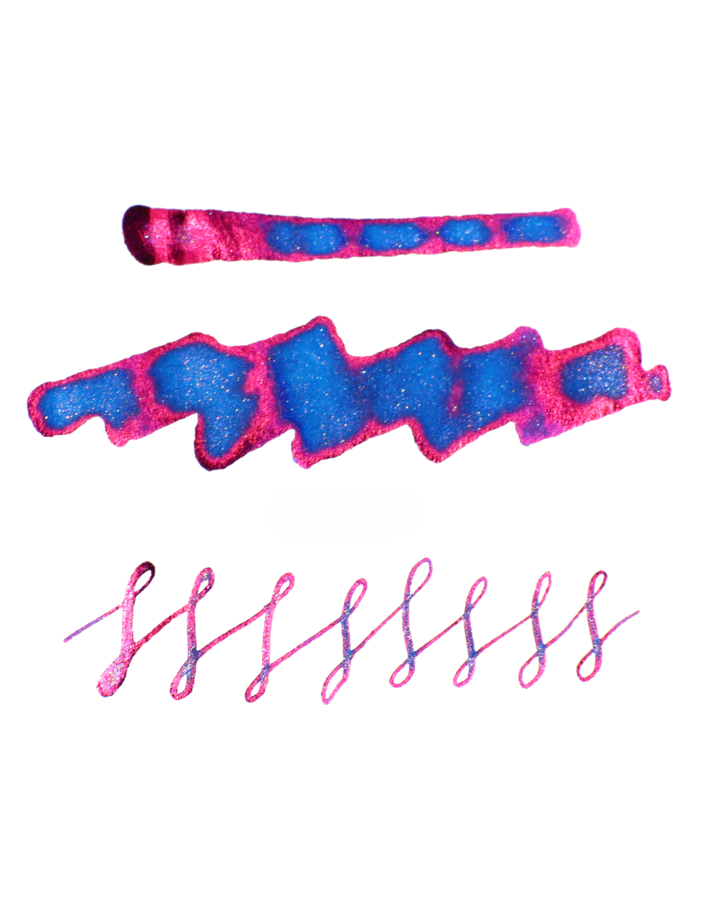 Dominant Industry Pearl 019 Lapis Lazuli — Cobalt Blue, Blue Shimmer & Pink Sheen Fountain Pen Ink (25ml)