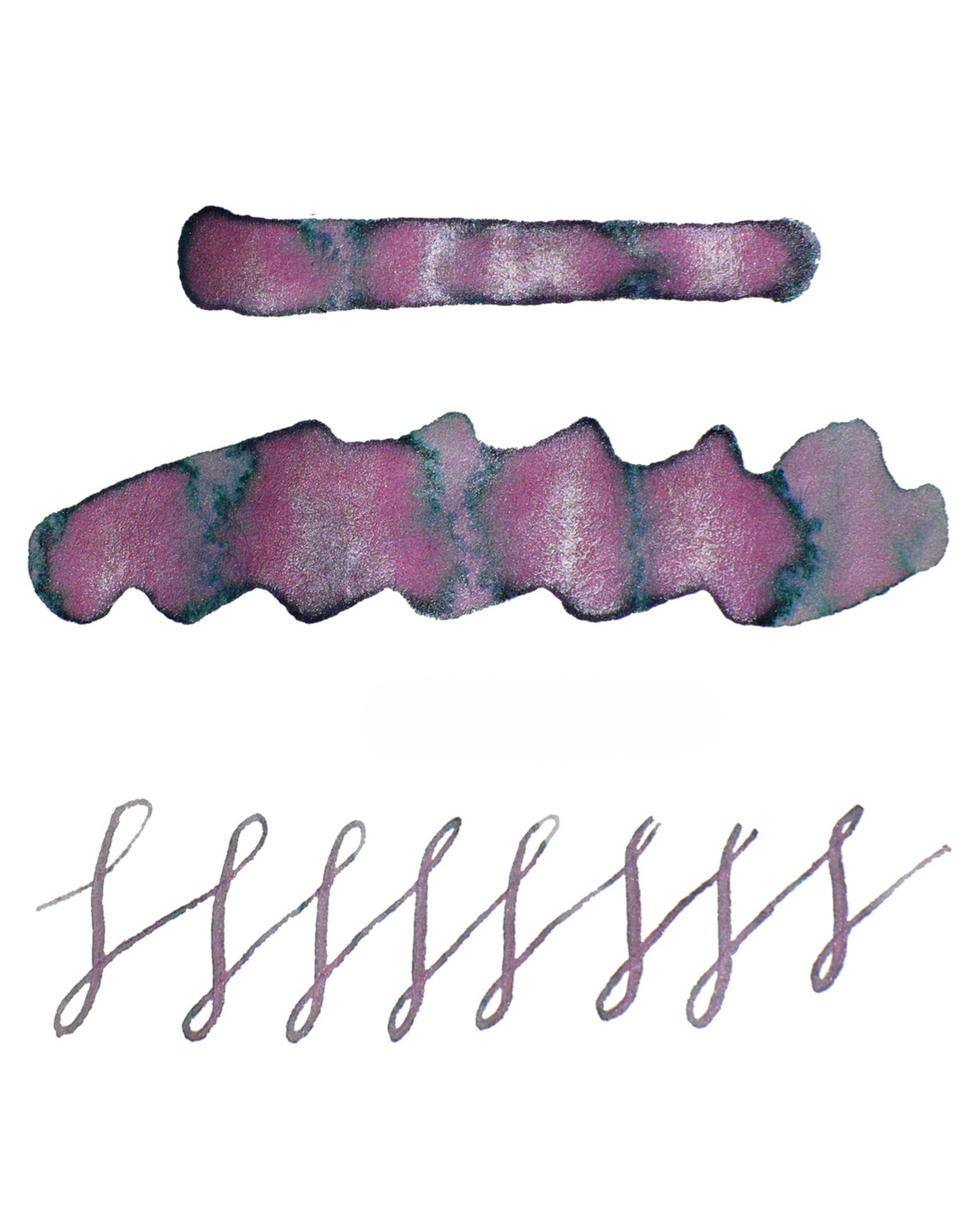 Dominant Industry Pearl 022 Early Spring — Cool Grey-Pink, Rose Gold Shimmer & Green Shading Fountain Pen Ink (25ml)