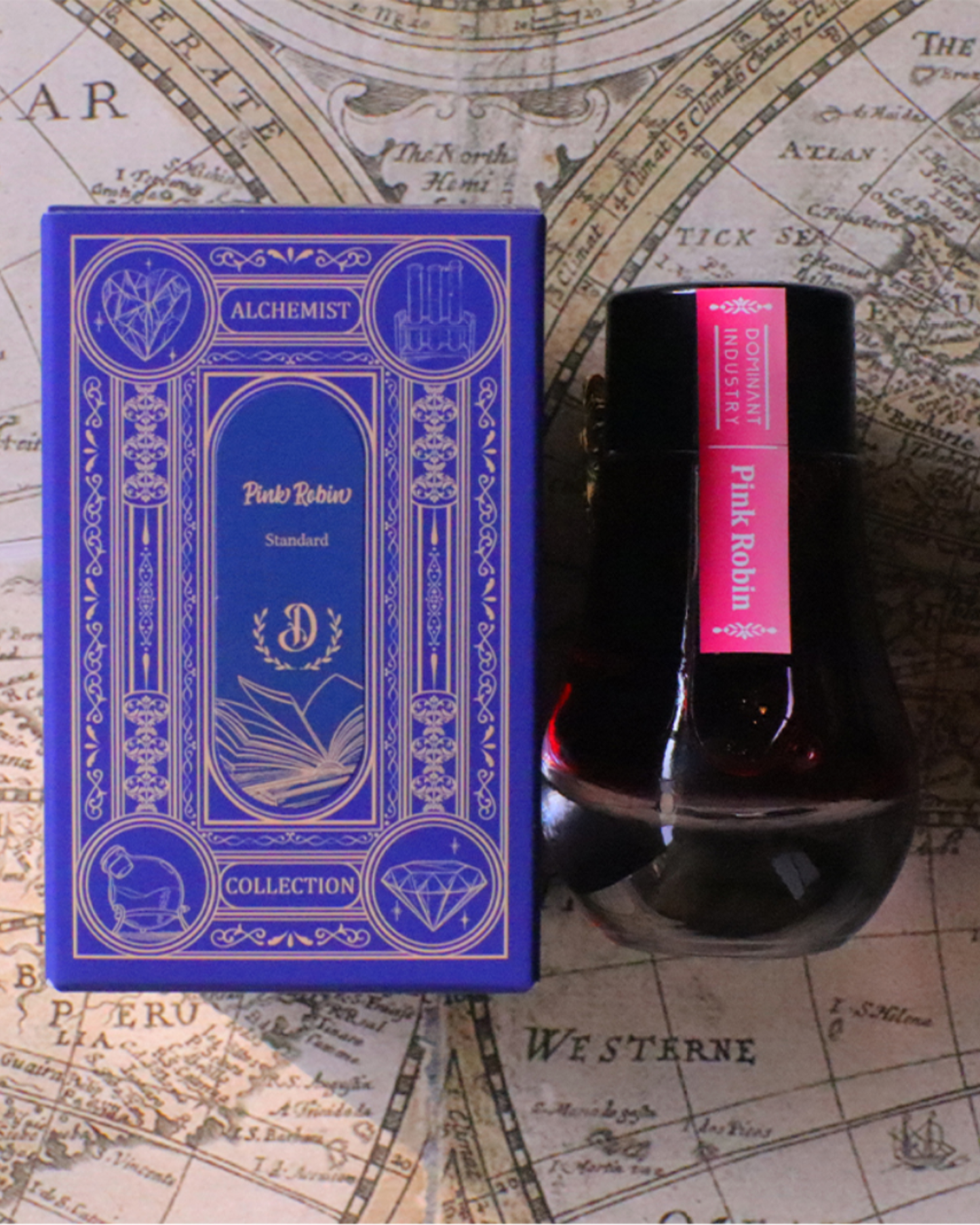 Dominant Industry Alchemist C08 Pink Robin – 25ml Calligraphy Ink (Dip Pen & Brush)