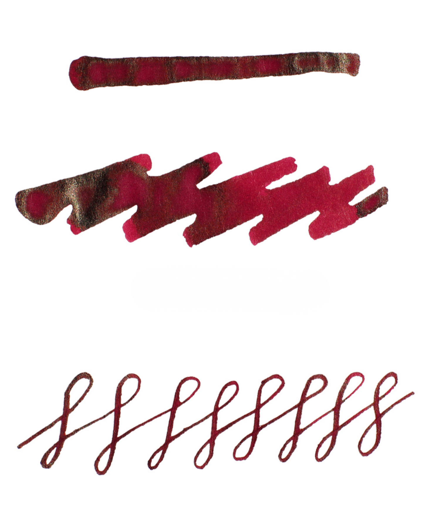 Dominant Industry Standard 101 Romania Red — Deep Red, Brown Sheen Fountain Pen Ink (25ml)