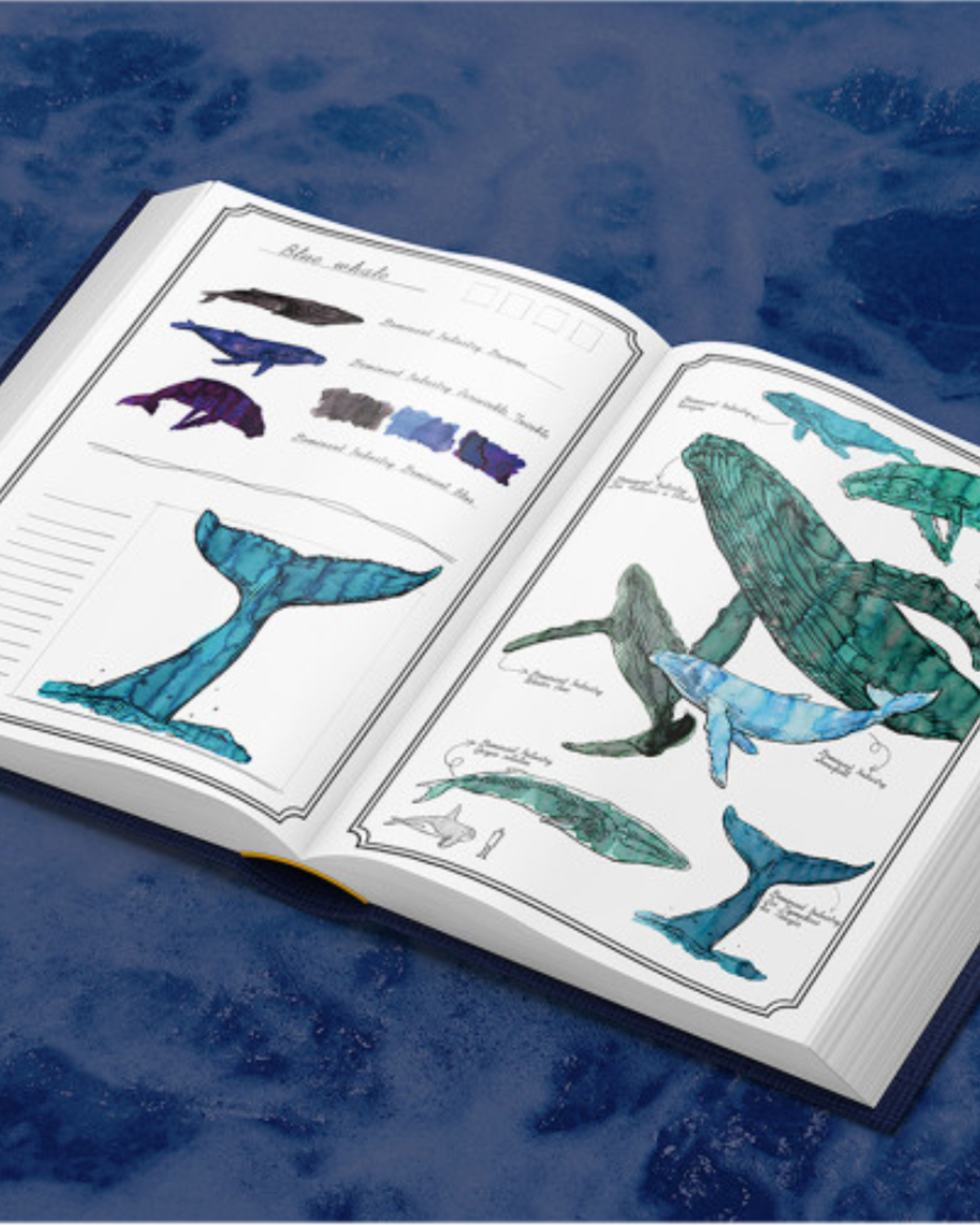 Dominant Industry - A Log of Atlantis (B6) | Ink Archiving & Coloring Book