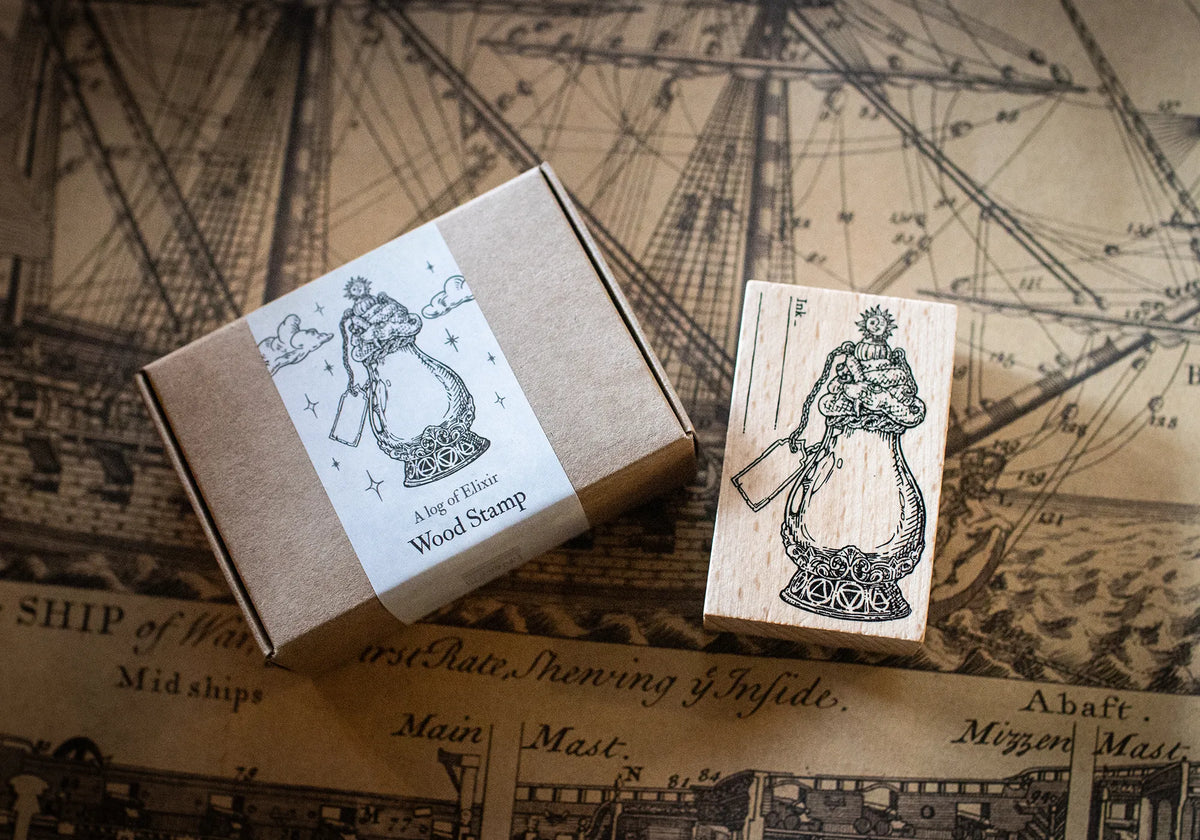 Dominant Industry Wood Stamp – A Log of Elixir