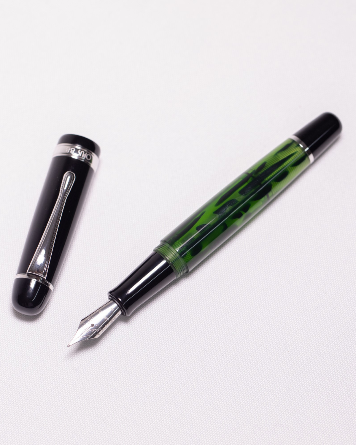 Opus 88 Classic Jazz Fountain Pen — Blue, Green, Amber, Red