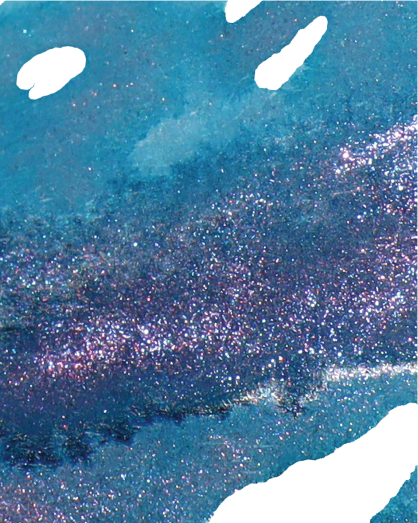 Dominant Industry Pearl 027 Les Nymphéas : les Nuages — Pale Blue, Pink Shimmer & Glossy Sheen Fountain Pen Ink (25ml)