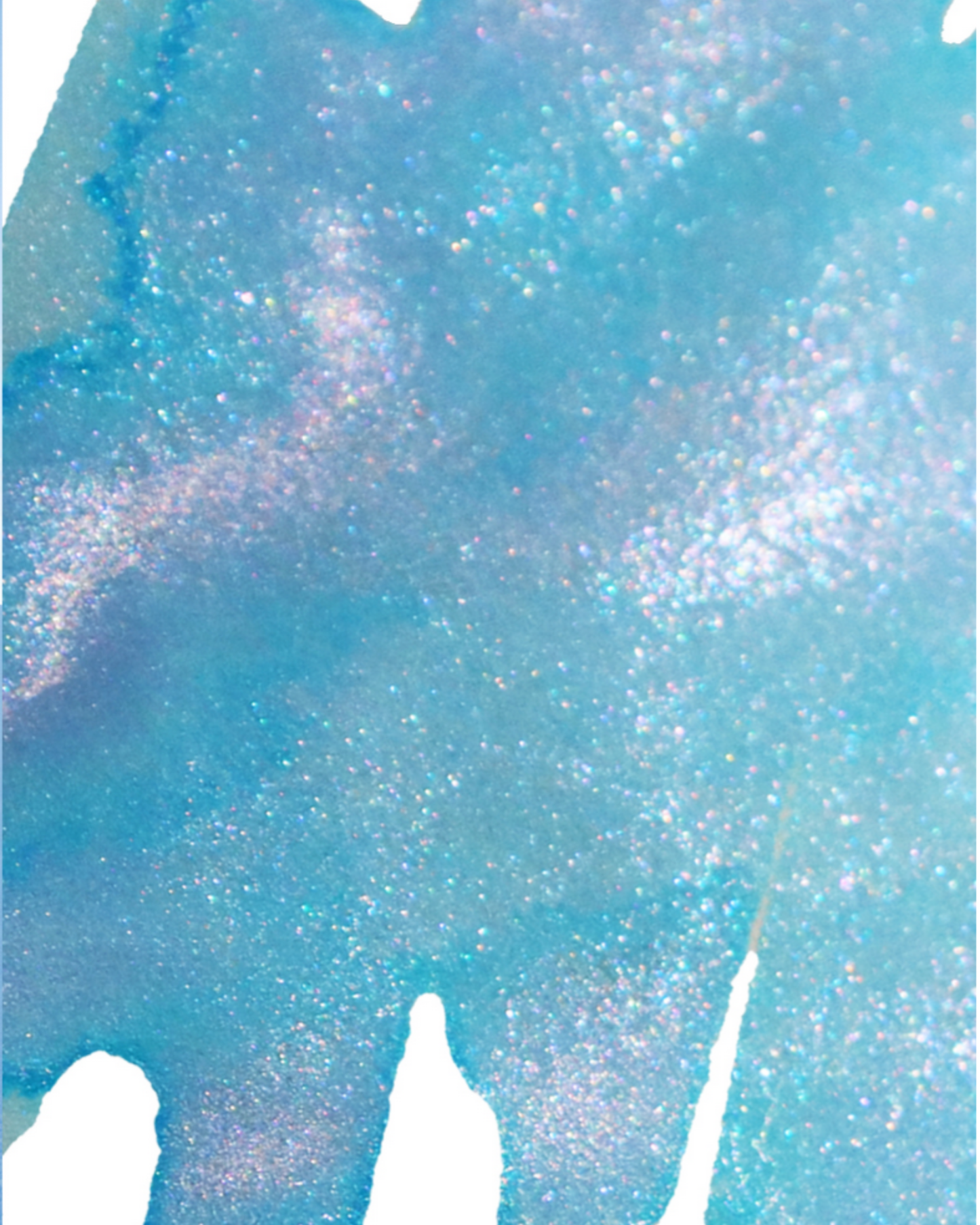 Dominant Industry Pearl 021 Snowfield — Pale Blue, Silver Shimmer Fountain Pen Ink (25ml)