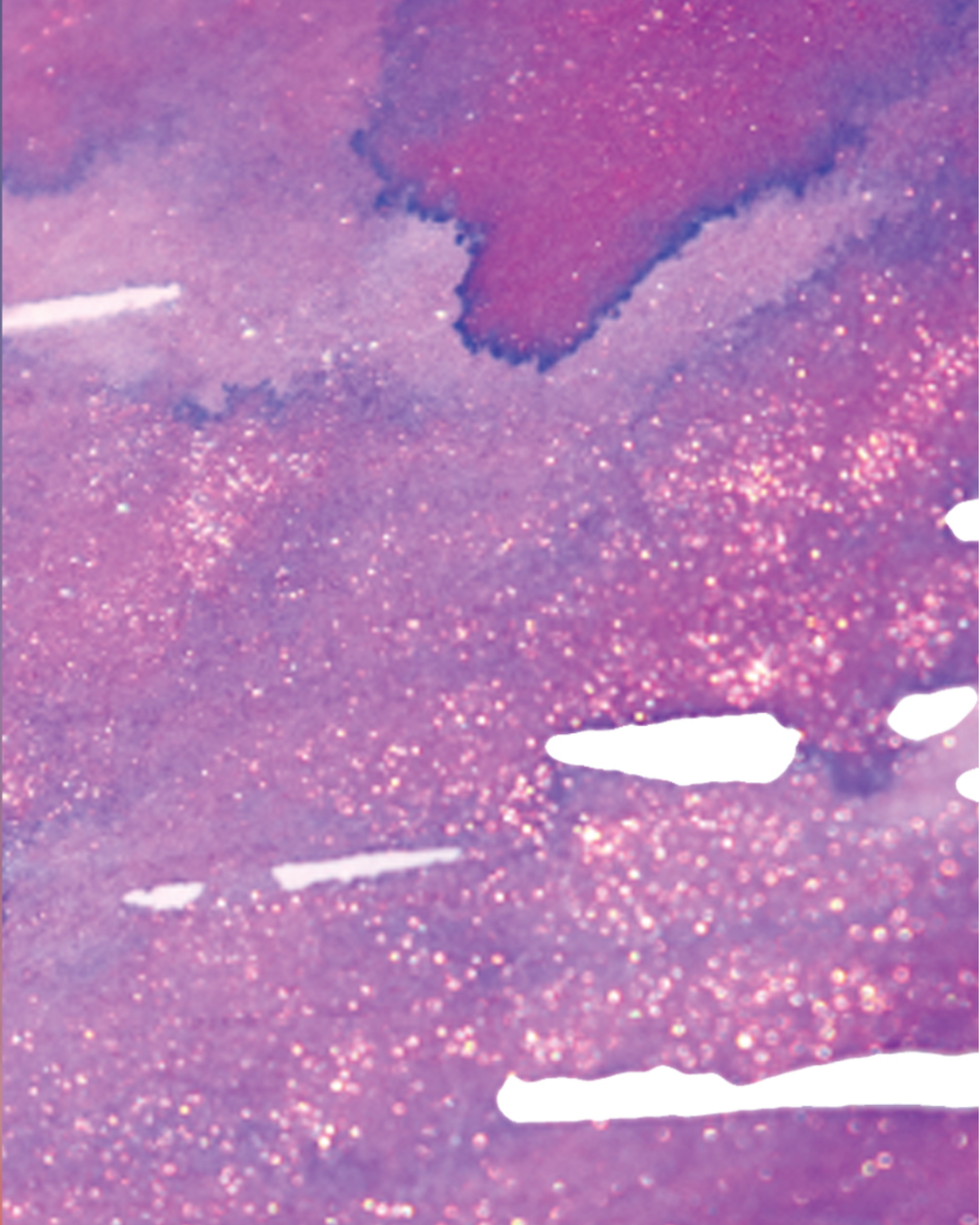 Dominant Industry Pearl 020 Sunset — Soft Lavender, Gold Shimmer & Blue Sheen Fountain Pen Ink (25ml)