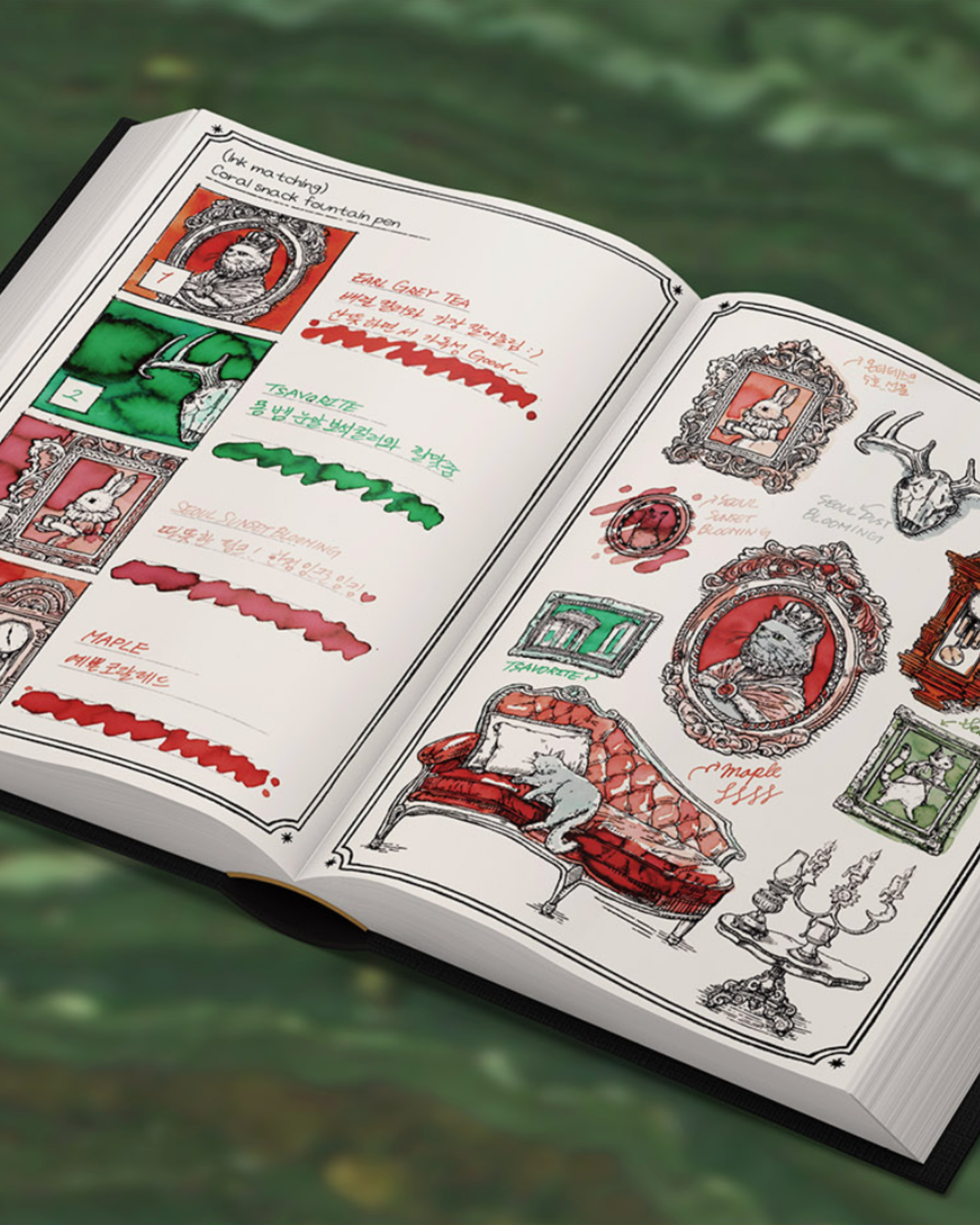 Dominant Industry - A Log of Elixir (B6) | Ink Archiving & Coloring Book