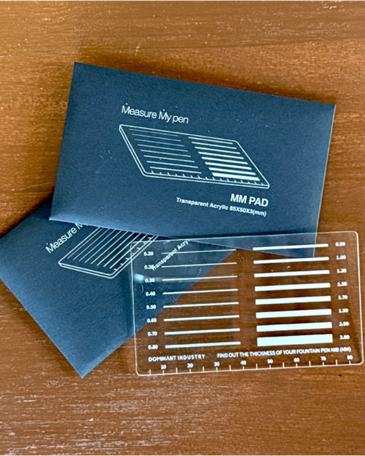 Dominant Industry - MM PAD | Nib Thickness & Line Width Measuring Tool