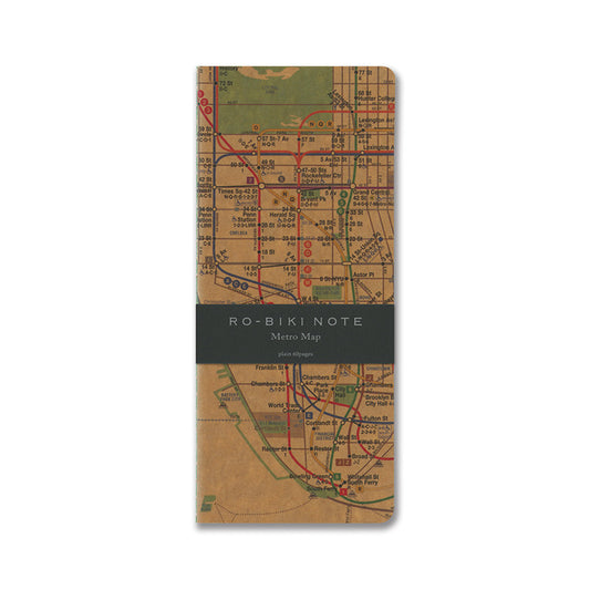 Yamamoto Paper RO-BIKI Note Série Carte — Plan de métro