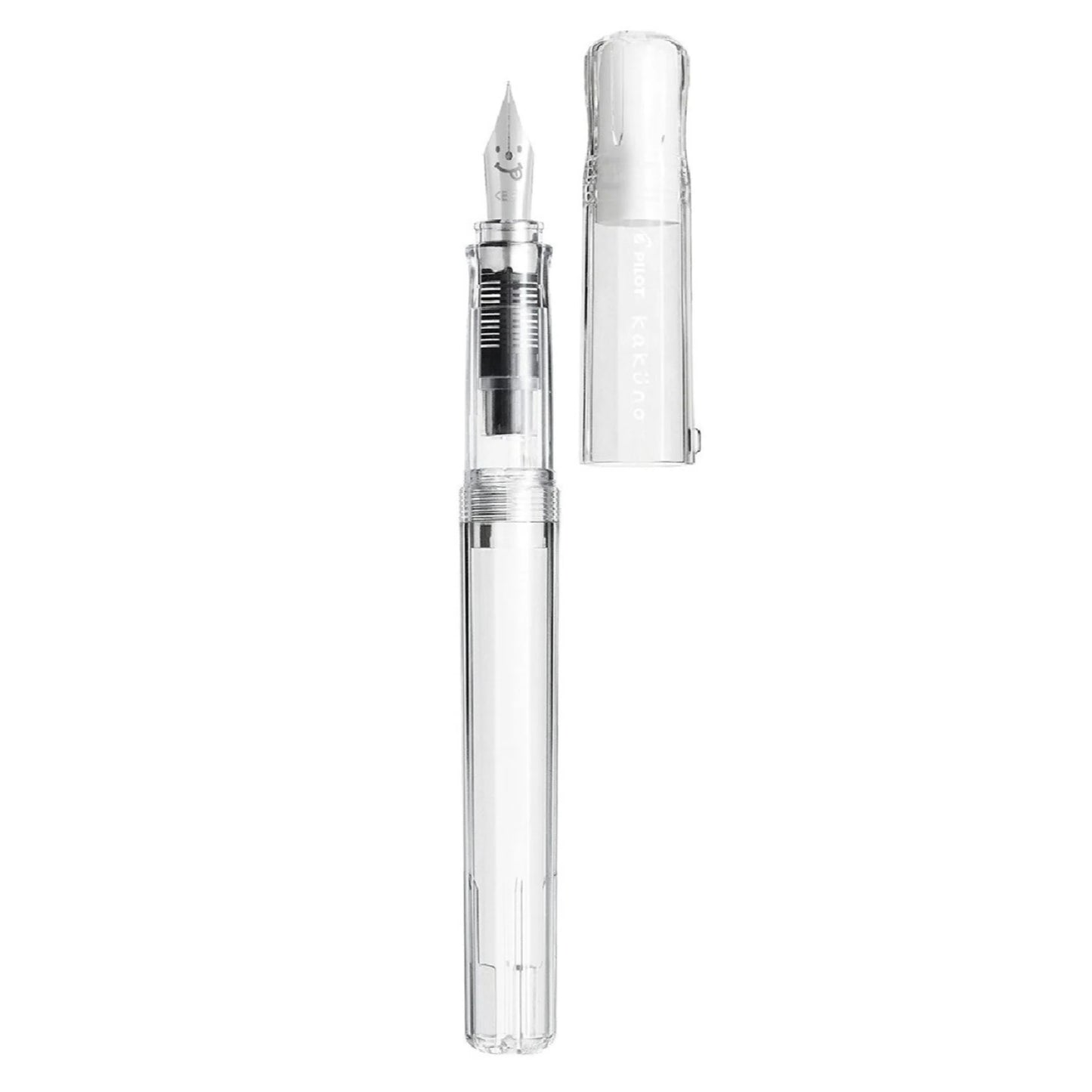 Pilot Kakuno Clear — Transparent Demonstrator Fountain Pen (EF / F / M)
