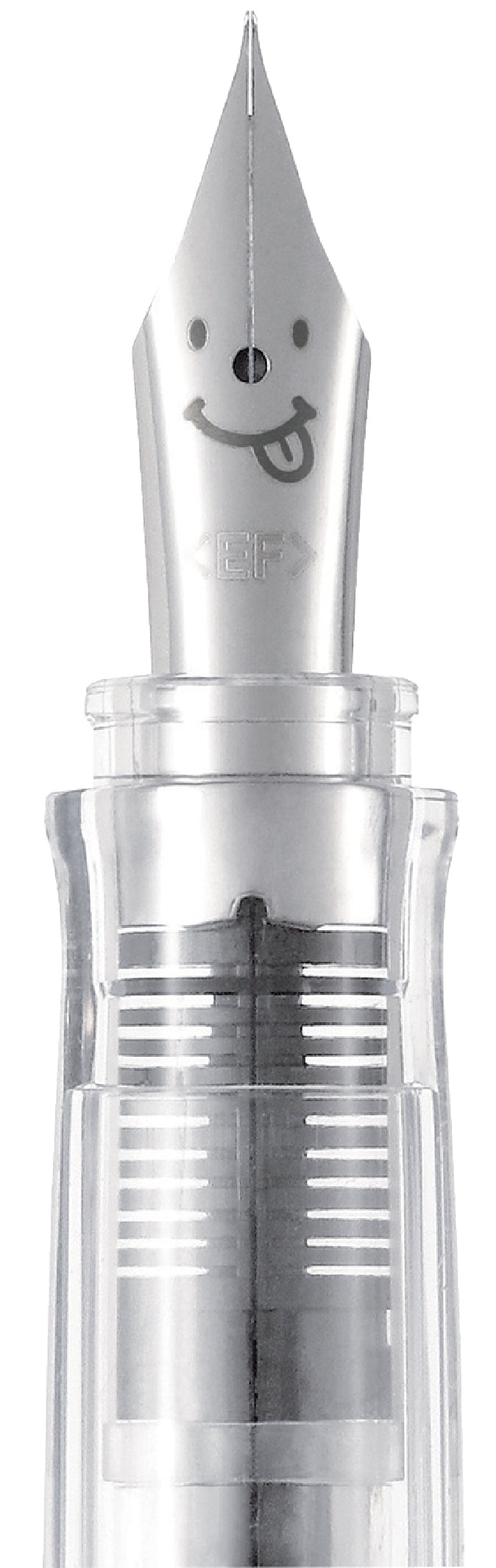 Pilot Kakuno Clear — Transparent Demonstrator Fountain Pen (EF / F / M)