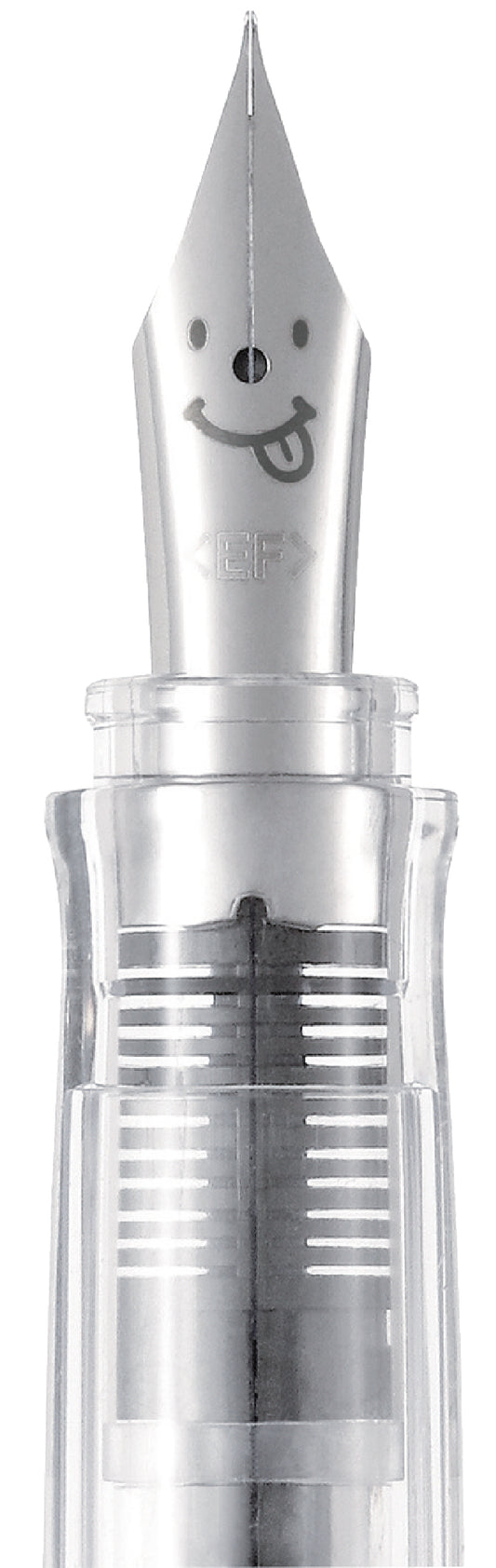 Pilot Kakuno Clear — Transparent Demonstrator Fountain Pen (EF / F / M)