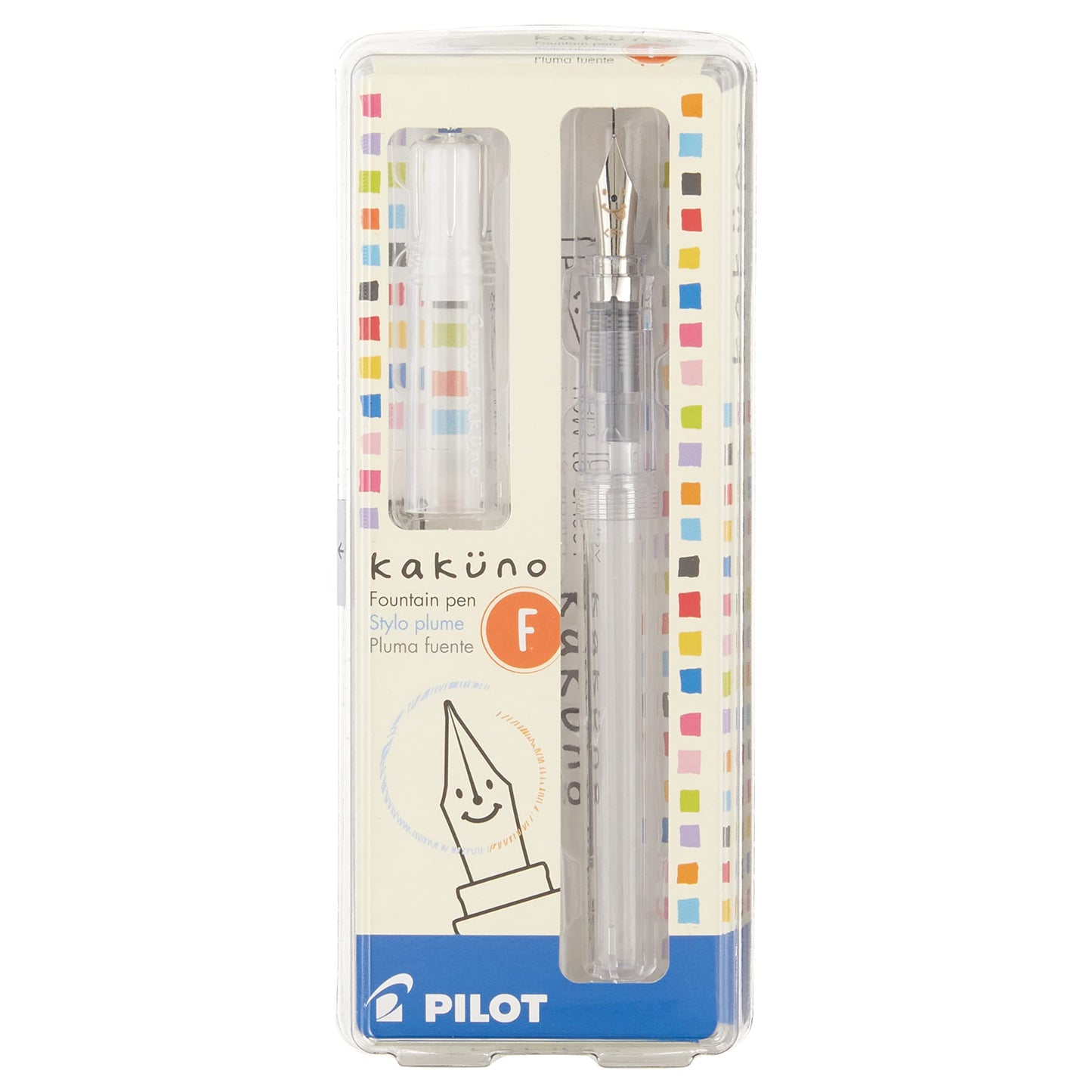 Pilot Kakuno Clear — Transparent Demonstrator Fountain Pen (EF / F / M)