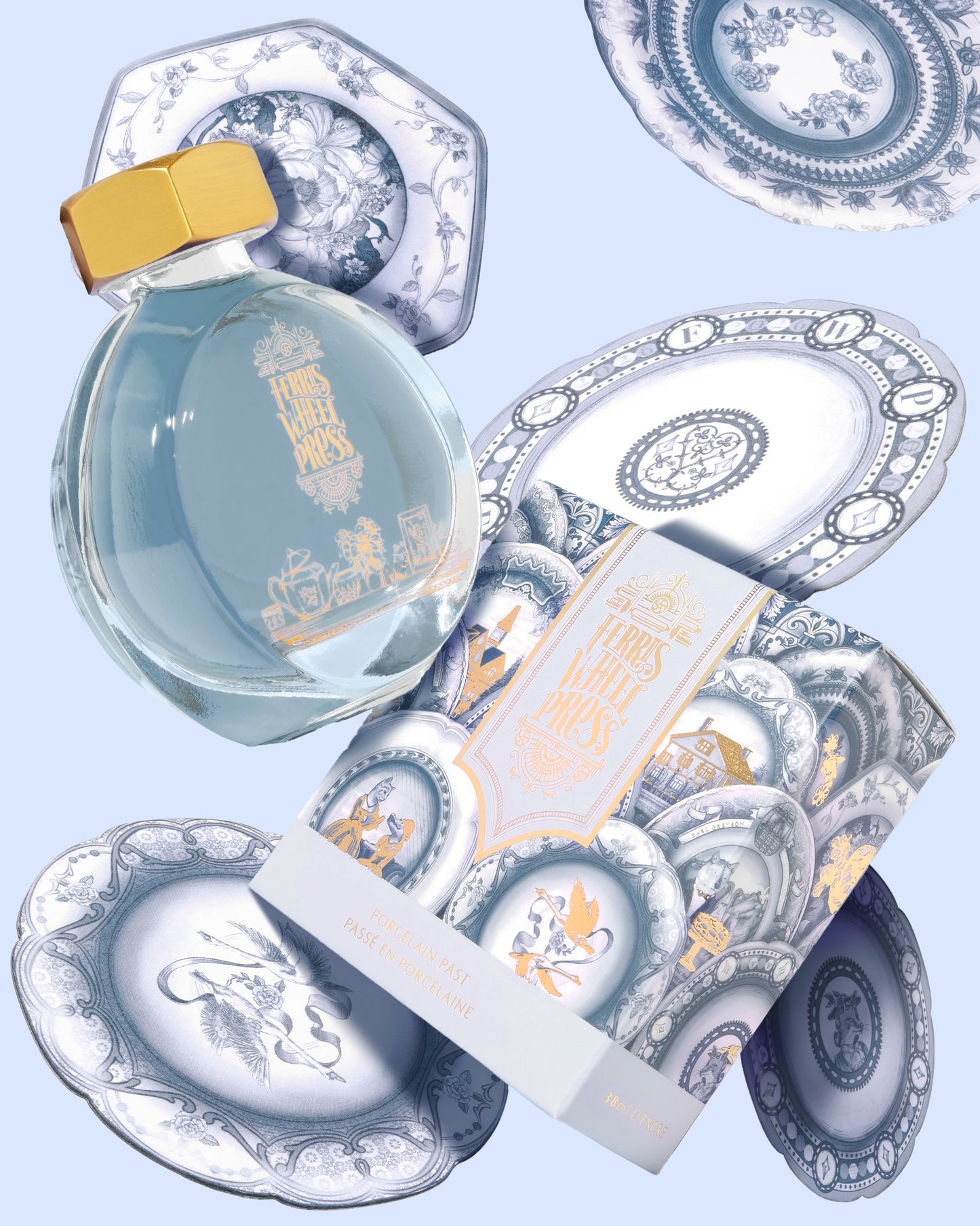 Ferris Wheel Press "Porcelain Past" High Shading Ink (10ml/38ml)